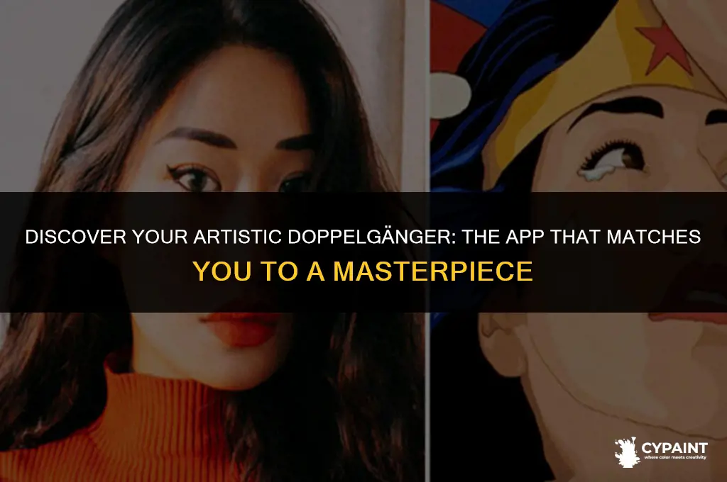 what is the app that compares you to a painting