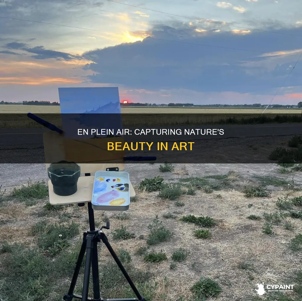 what is the art historical term for painting outdoors