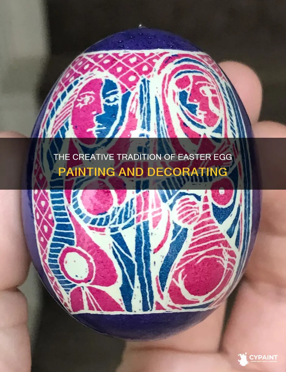 what is the art of painting easter eggs called