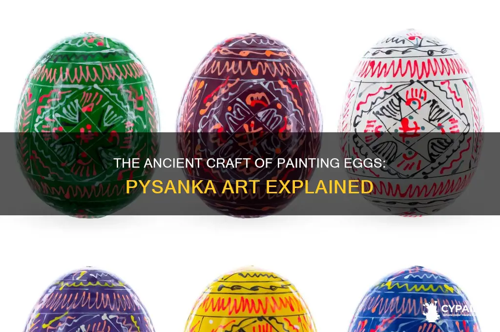 what is the art of painting eggs called