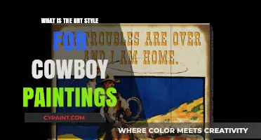 Exploring the Unique Art Style of Cowboy Paintings: A Western Aesthetic