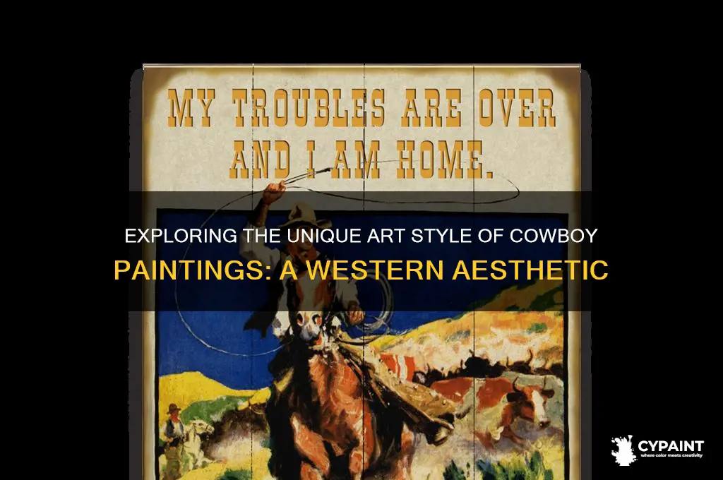 what is the art style for cowboy paintings