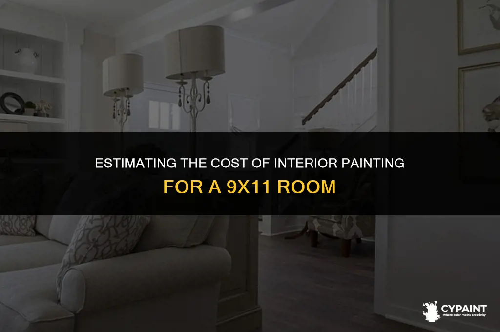 what is the average cost for interior painting 9x11 room