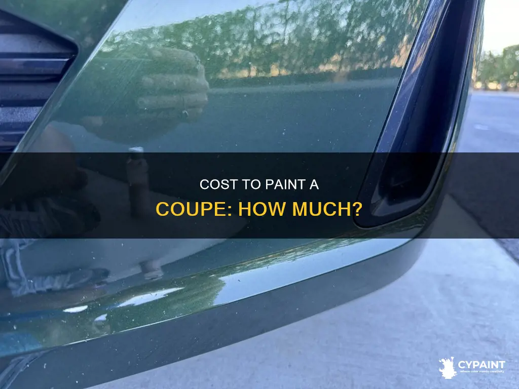 what is the average cost to paint a coupe