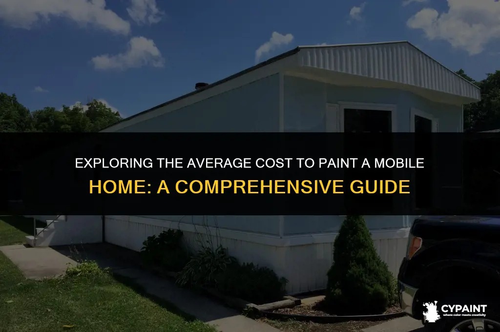 what is the average cost to paint a mobile home