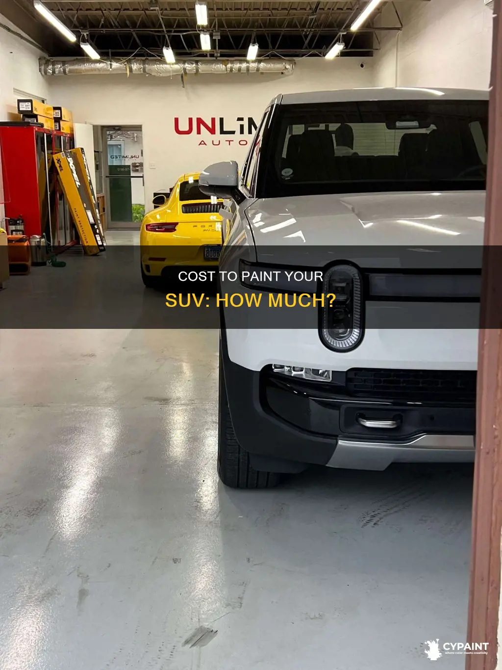 what is the average cost to paint a suv