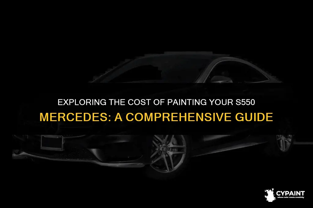 what is the average cost to paint an s550 mercedes