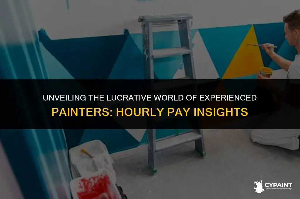 what is the average hourly pay for an experoeced painter