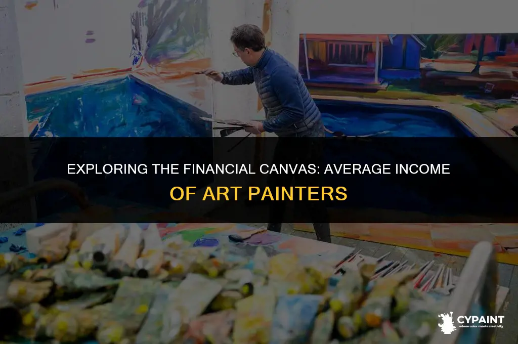 what is the average income of a painter of art