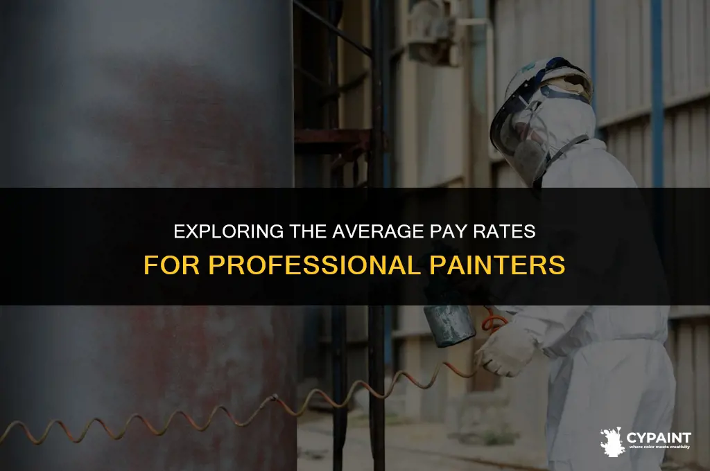 what is the average pay rate for a professional painter