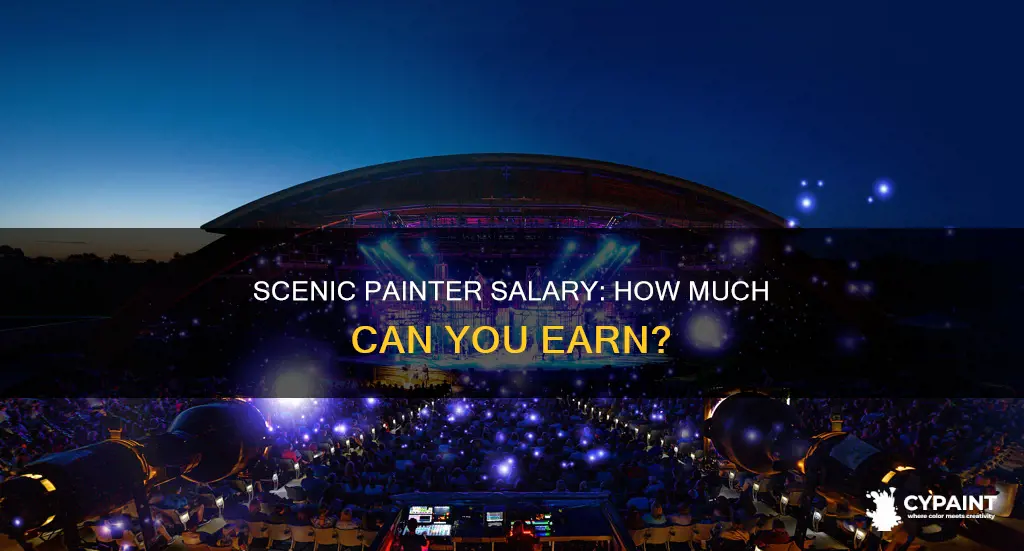 what is the average salary for a scenic painter