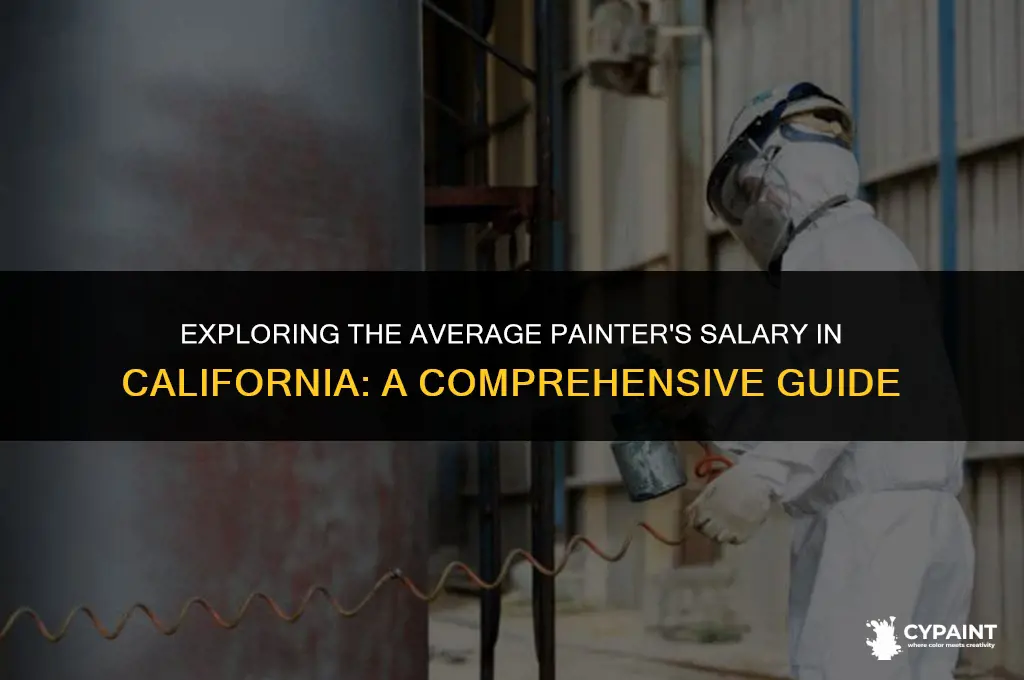 what is the average salary in california for a painter