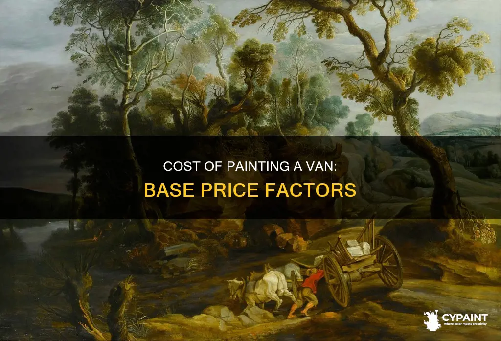 what is the base price for painting a van