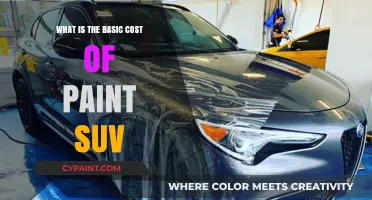 Understanding the Basic Cost of Painting Your SUV: A Comprehensive Guide