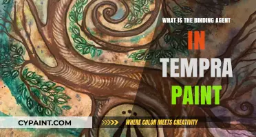 Understanding the Key Binding Agent in Tempera Paint Composition