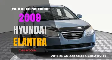 Discover the Perfect Blue Paint Code for Your 2009 Hyundai Elantra