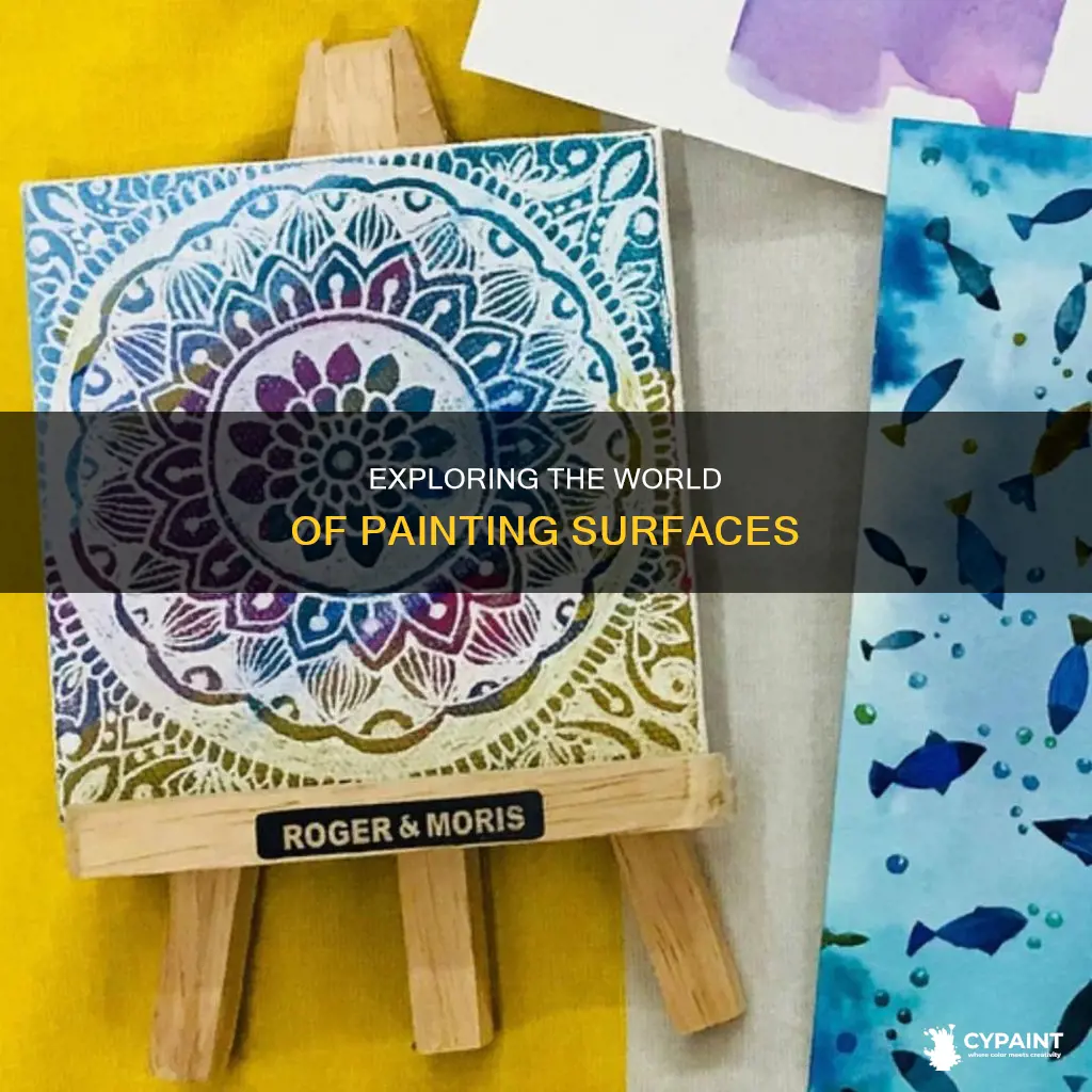 what is the board called that you paint on