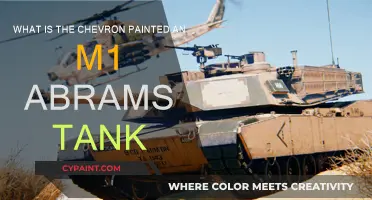 Why the Chevron on an M1 Abrams Tank?