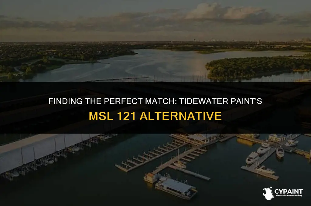 what is the closest match to msl 121 tidewater paint