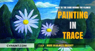Unveiling the Code: The Digital Artistry Behind Trace's Flower Painting