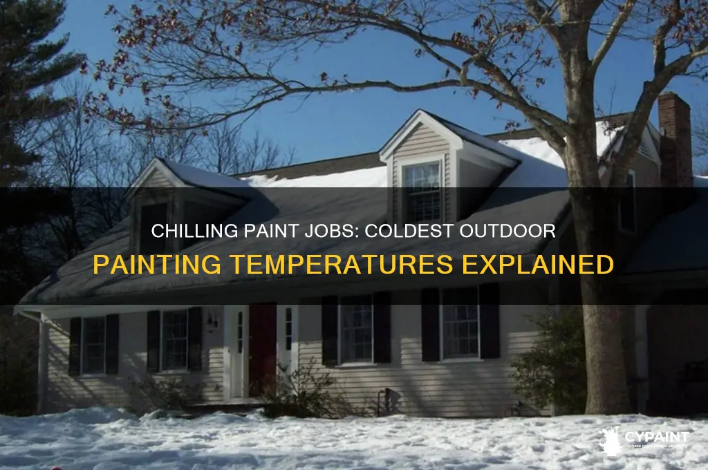 what is the coldest you can paint oitside