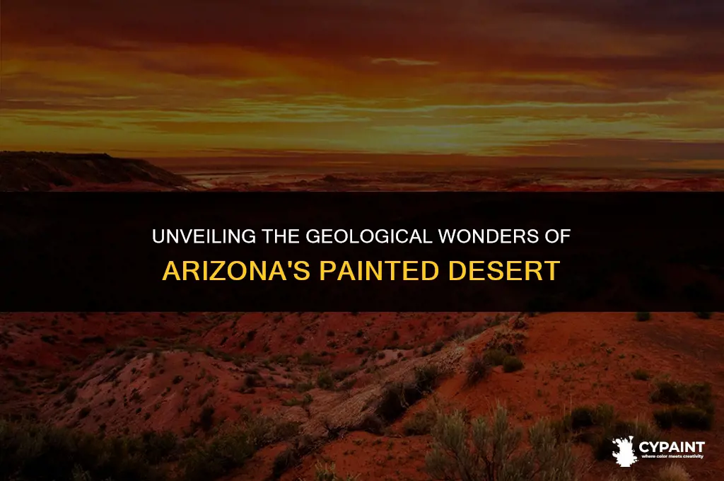 what is the composition of the painted desert in arizona