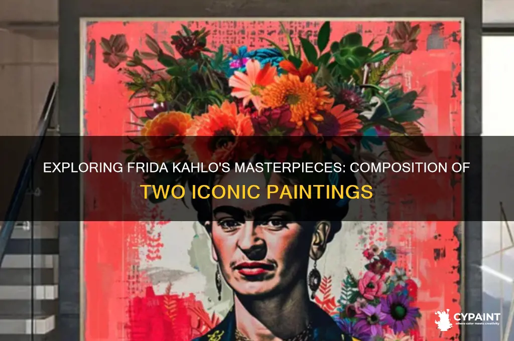 what is the composition of two frida painting