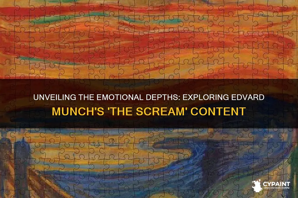 what is the content of the scream painting