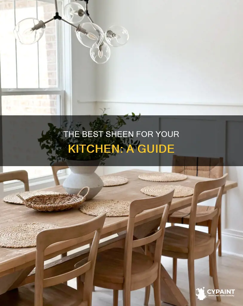 what is the correct sheen to paint a kitchen