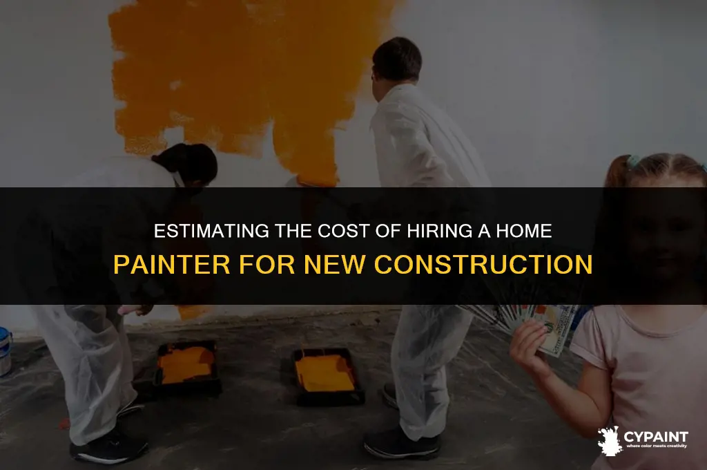what is the cost of a home painter new construction
