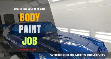 Exploring the Price Range for Professional Auto Body Painting Services
