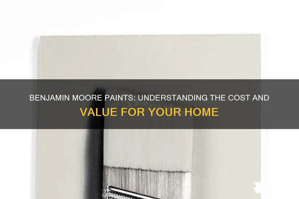 what is the cost of benjamin moore paints