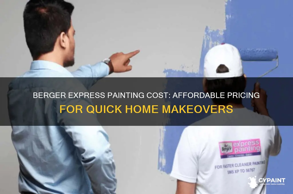 what is the cost of berger express painting