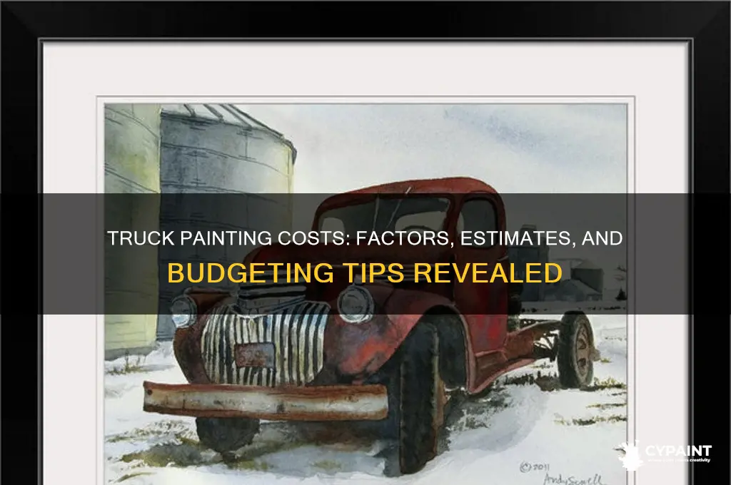 what is the cost of painting a truck
