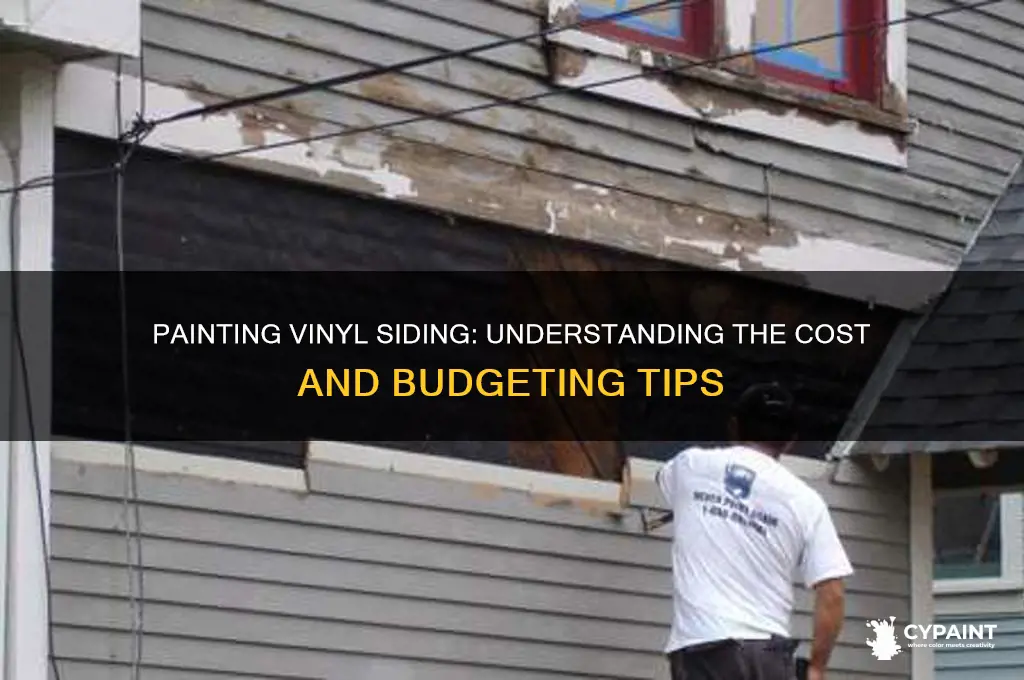 what is the cost of painting vinyl siding