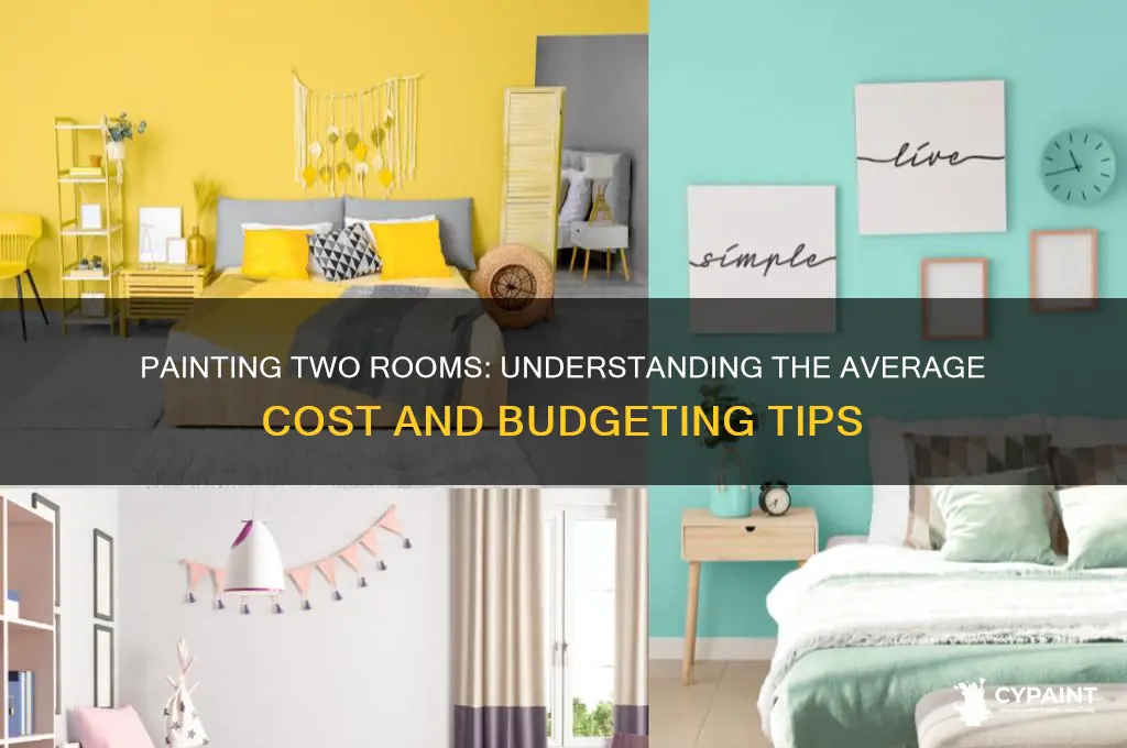 what is the cost to paint two rooms