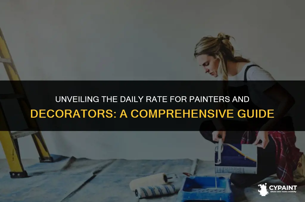 what is the daily rate for a painter and decorator
