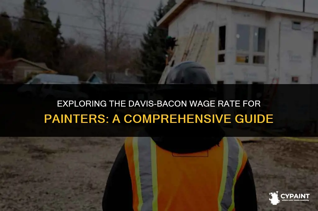 what is the davis beacon wage rate for a painter