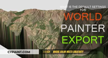 World Painter Export: Understanding Default Settings