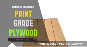 Understanding Paint Grade Plywood: Definition, Uses, and Benefits Explained