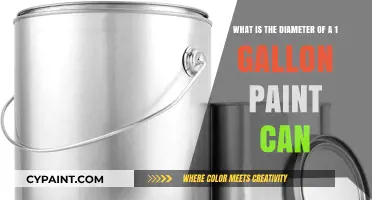 Exploring the Dimensions: Diameter of a 1 Gallon Paint Can