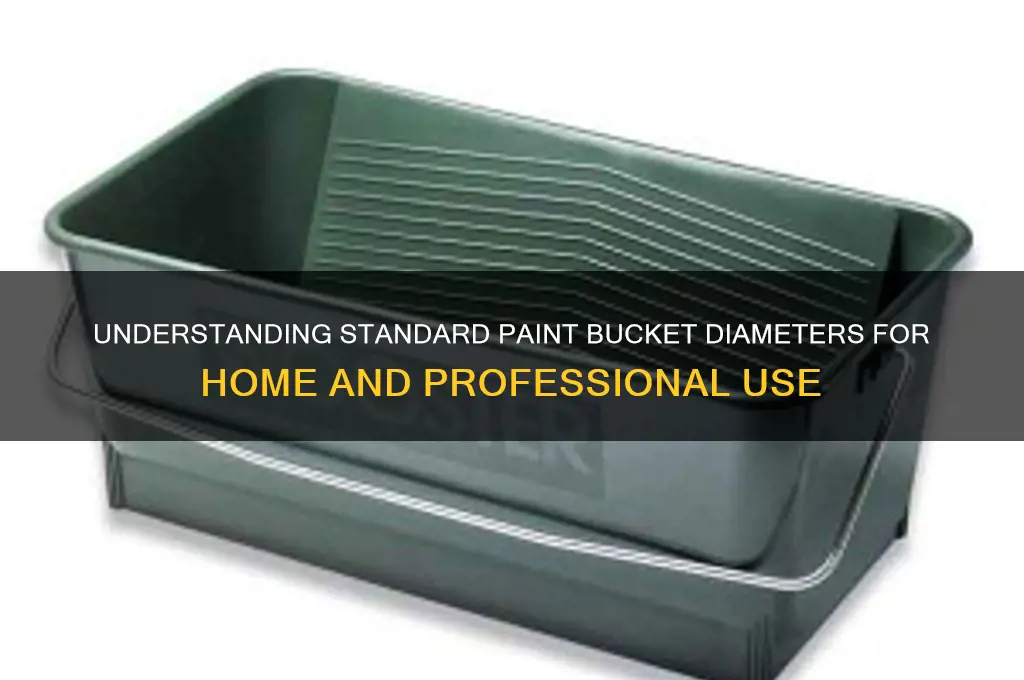 what is the diameter of a paint bucket