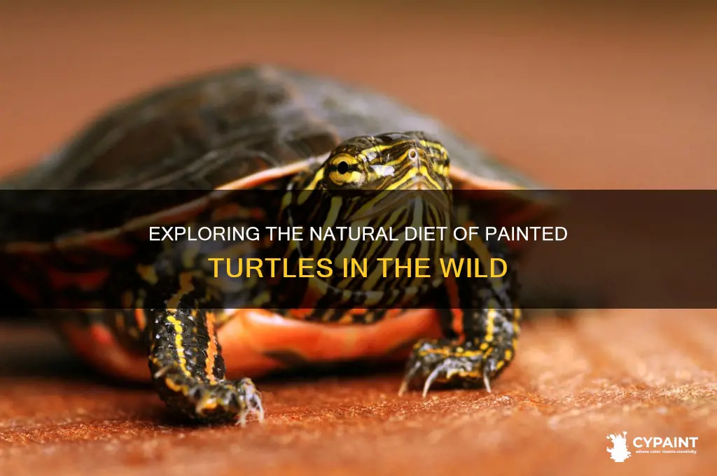 what is the diet of a painted turtle