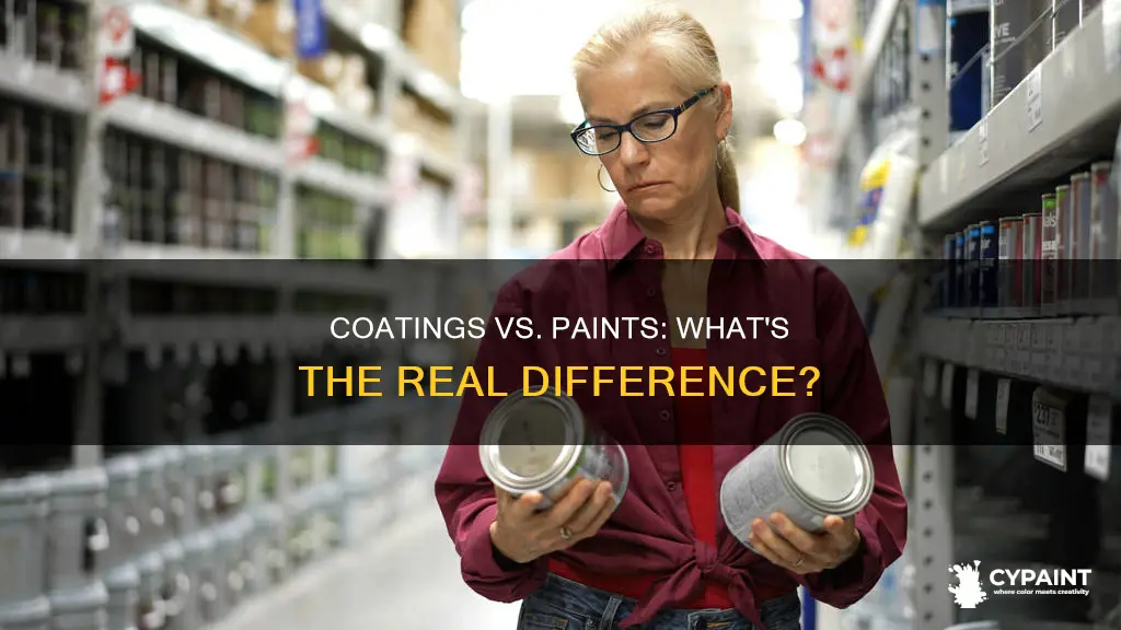 what is the differance between paint and a coating