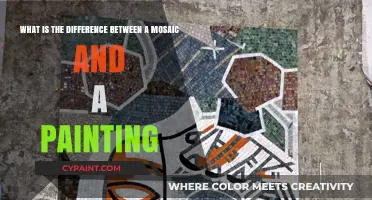 Exploring the Art World: Mosaics vs. Paintings - A Detailed Comparison