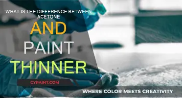 Acetone vs. Paint Thinner: What's the Difference?
