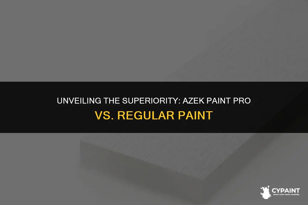 what is the difference between azek paint pro and regular