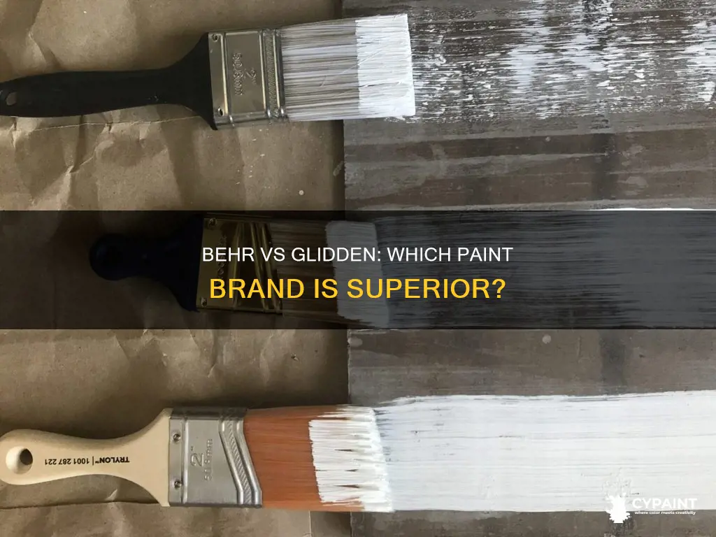 what is the difference between behr and glidden paint