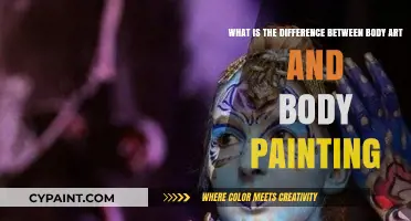 Exploring the Creative World: Body Art vs. Body Painting