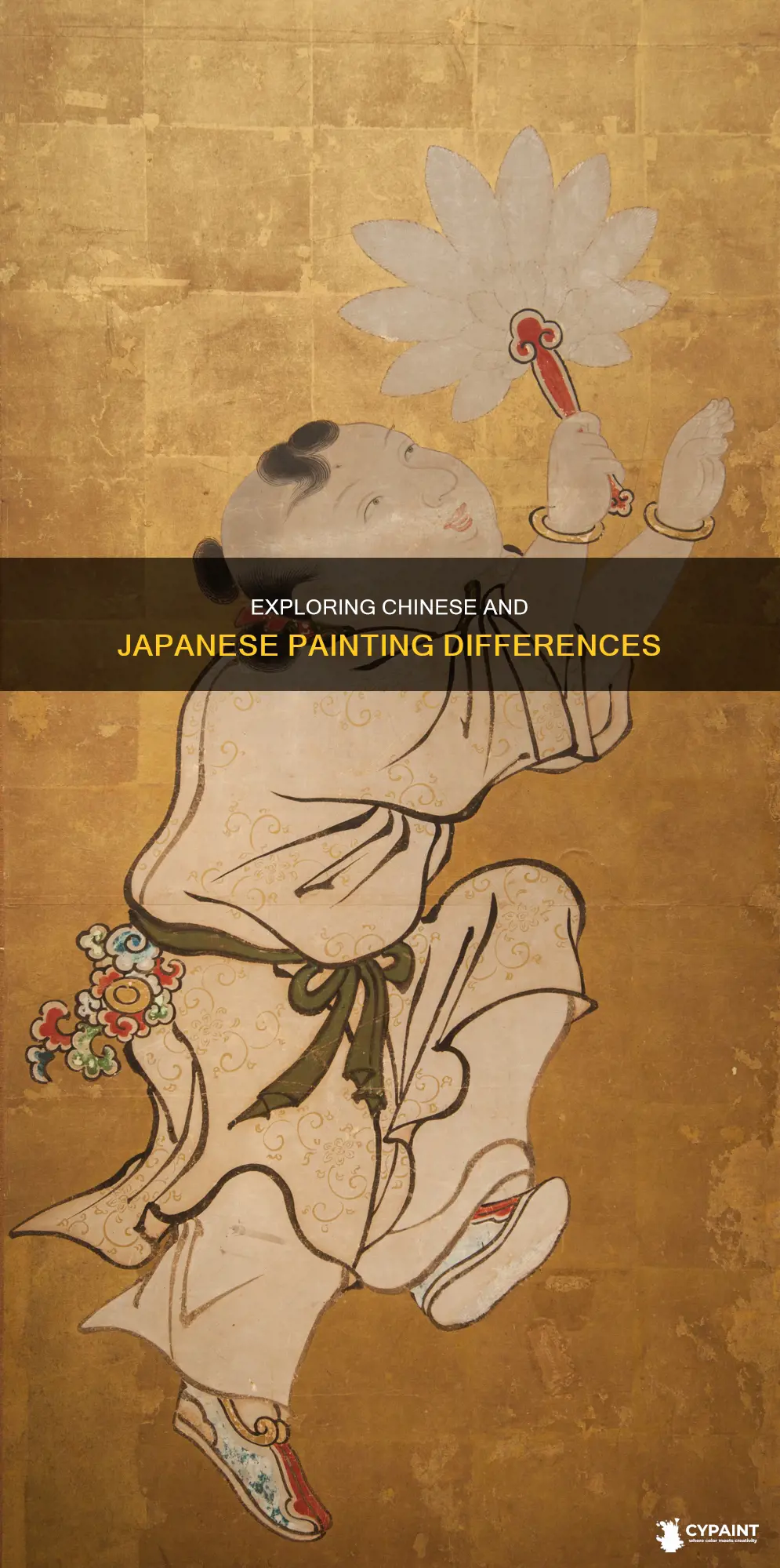 what is the difference between chinese and japanese painting